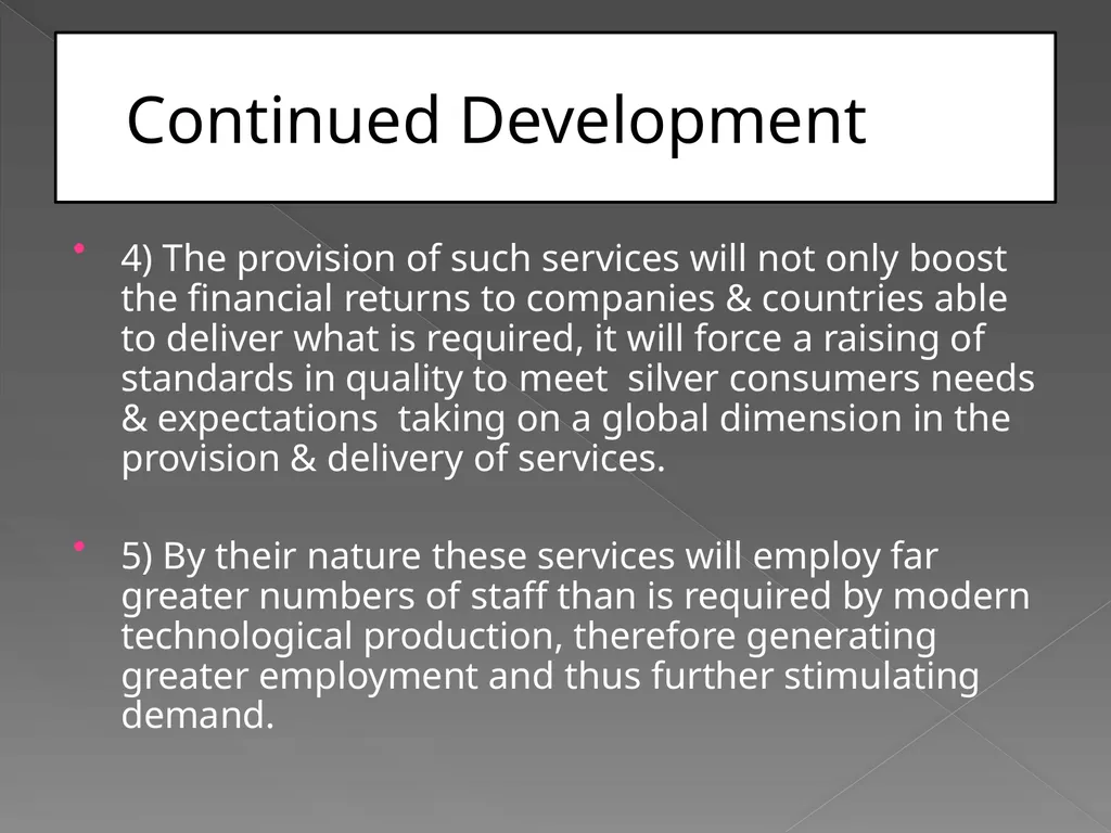 The Silver Economy A Great Opportunity A - slide 11 of 15