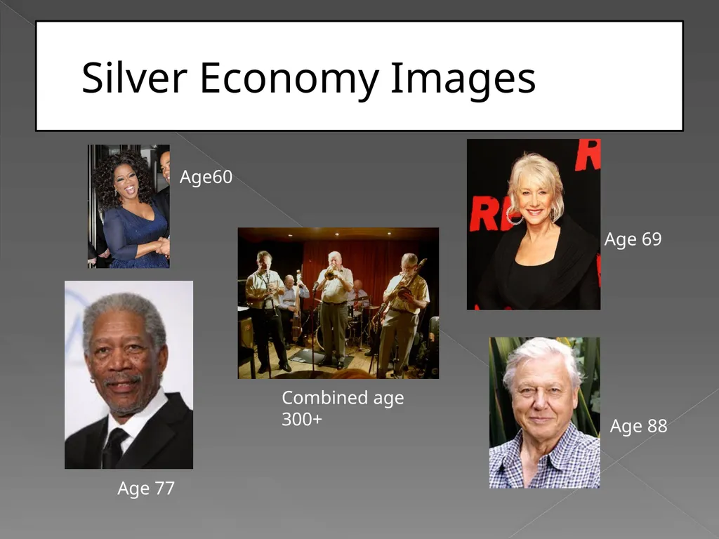 The Silver Economy A Great Opportunity A - slide 7 of 15