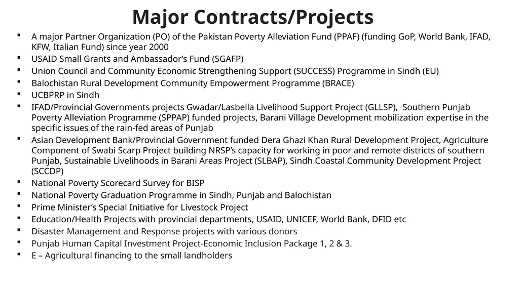 National Rural Support Programme (NRSP) February - slide 29 of 35