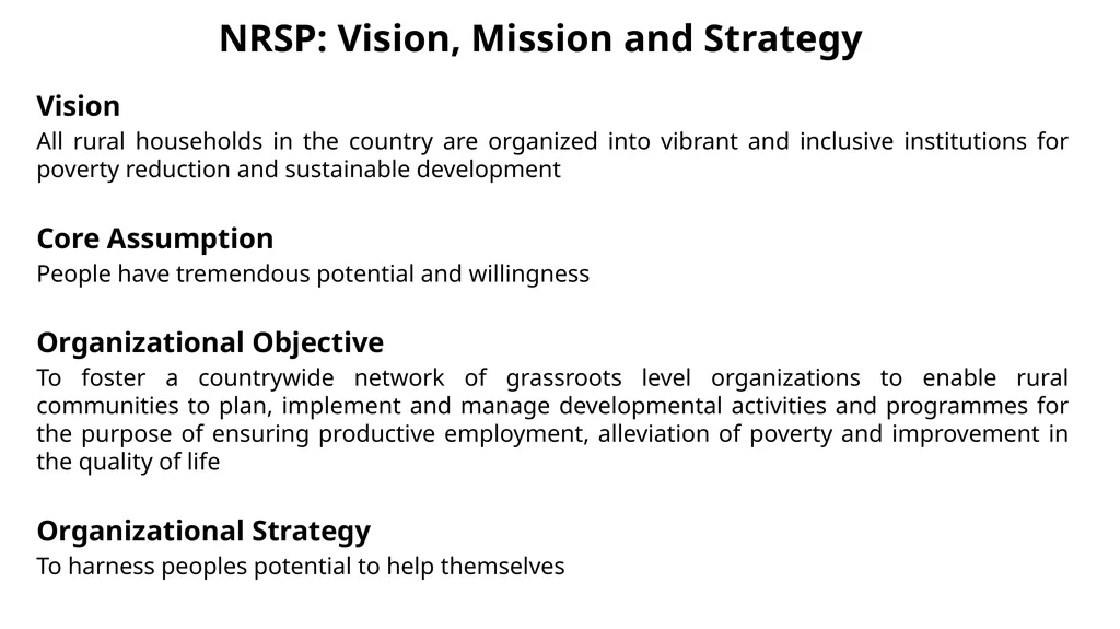 National Rural Support Programme (NRSP) February - slide 4 of 35
