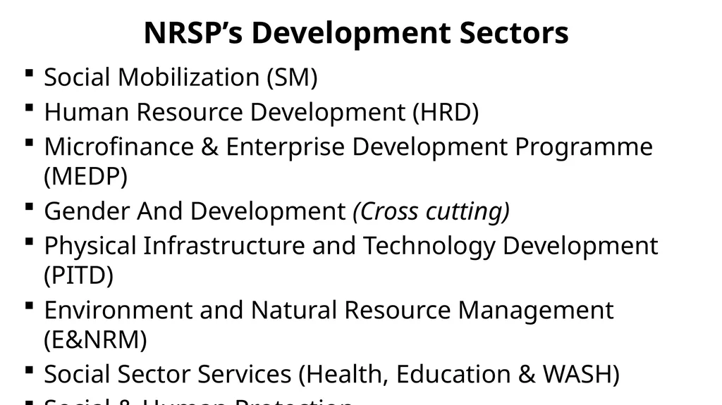 National Rural Support Programme (NRSP) February - slide 10 of 35