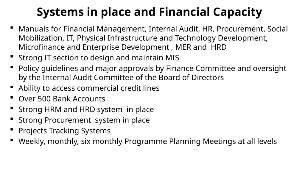 National Rural Support Programme (NRSP) February - slide 32 of 35