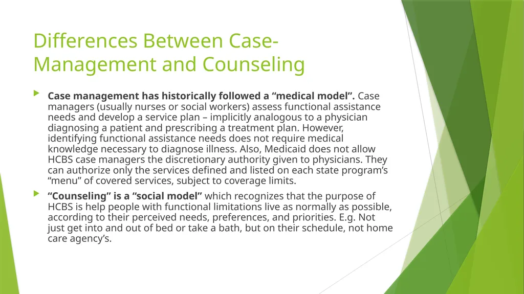 Self/Family Directed Home and Community-Base - slide 13 of 25