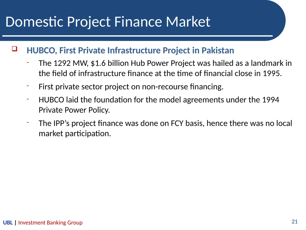 Introduction to Project Finance-A Lenders’ - slide 21 of 26