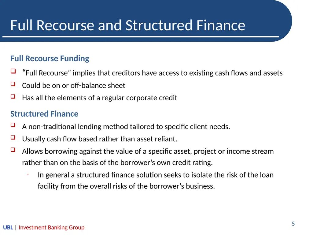 Introduction to Project Finance-A Lenders’ - slide 5 of 26