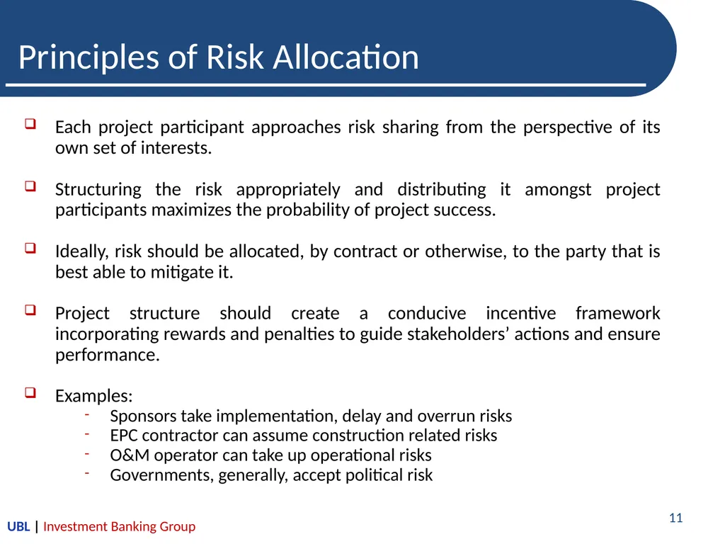 Introduction to Project Finance-A Lenders’ - slide 11 of 26