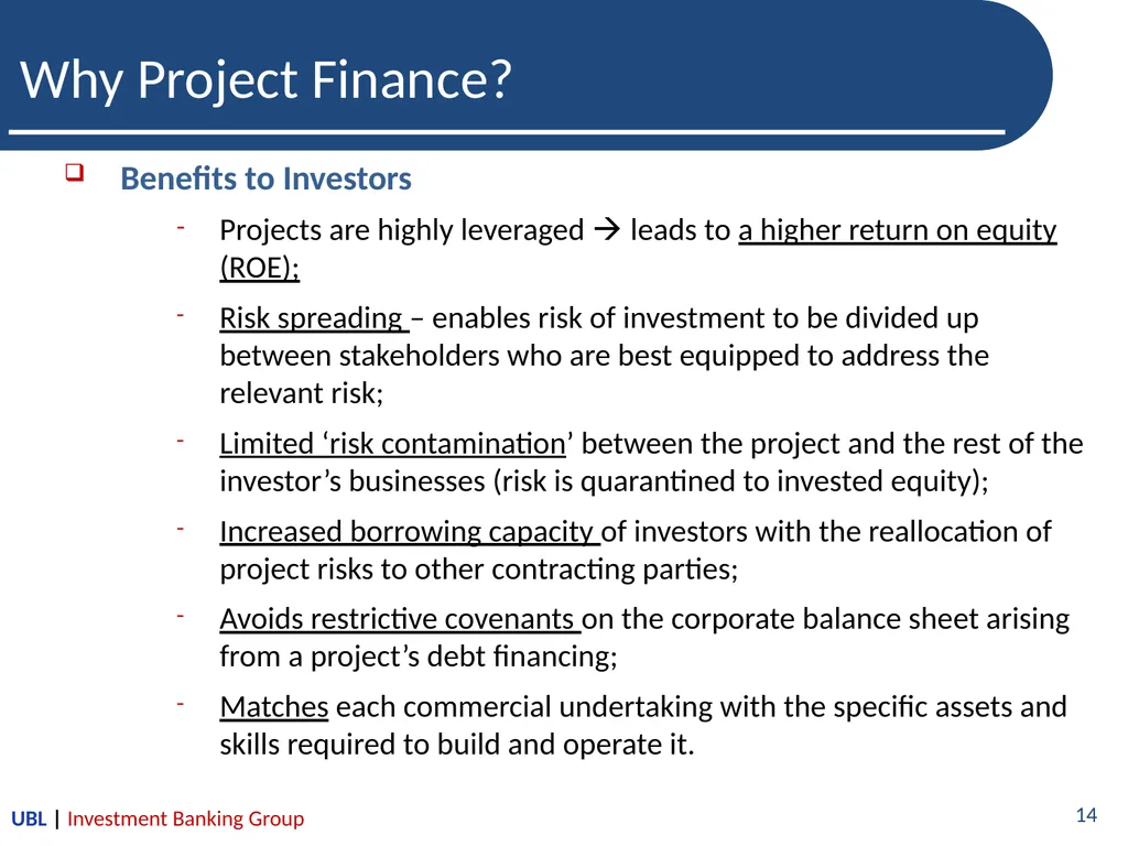 Introduction to Project Finance-A Lenders’ - slide 14 of 26
