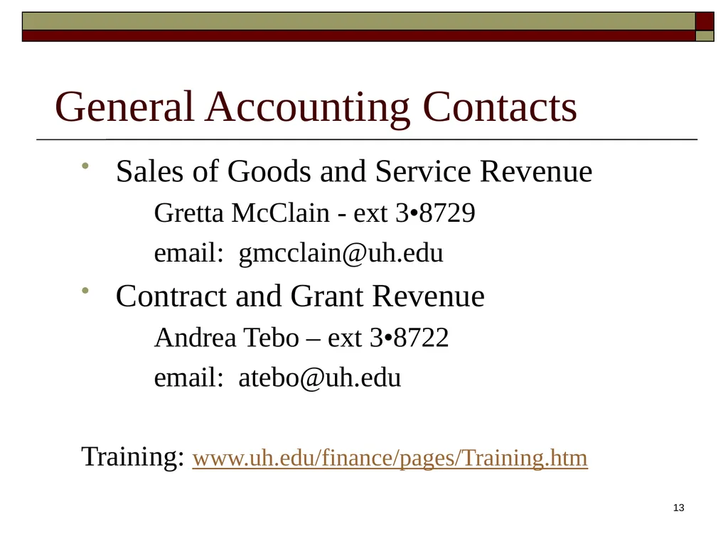 Discover UH Revenue 2 Why Do We Create Journal - slide 13 of 42