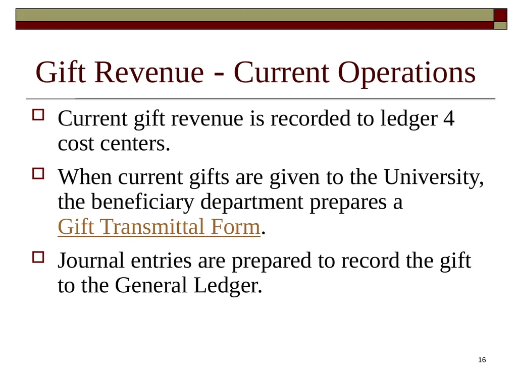 Discover UH Revenue 2 Why Do We Create Journal - slide 16 of 42