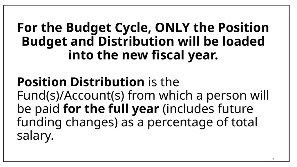Budget Cycle Entry In Salary Planner Self Service - slide 7 of 31