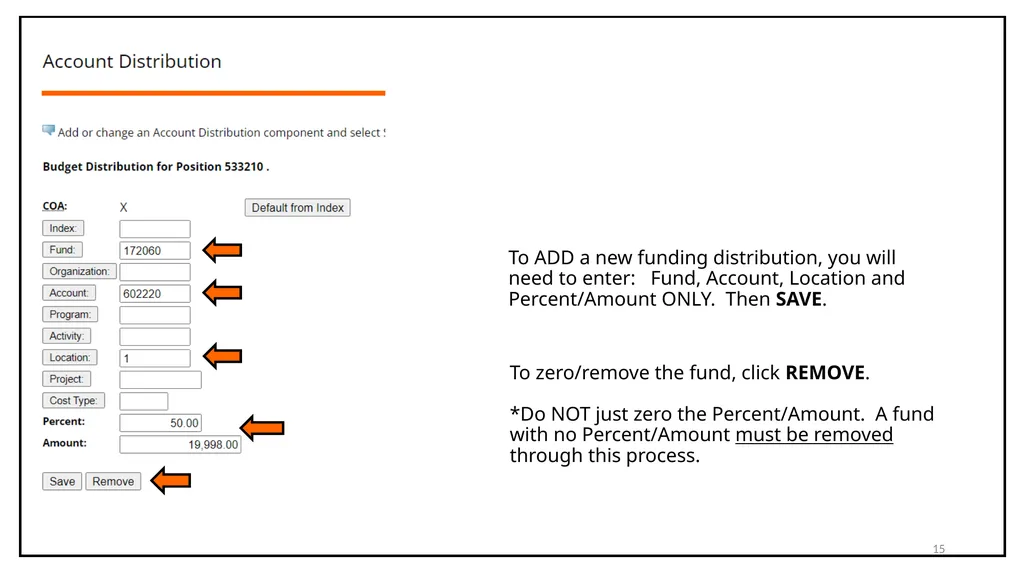 Budget Cycle Entry In Salary Planner Self Service - slide 15 of 31