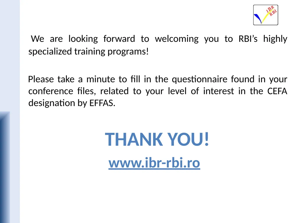 Romanian Banking Institute Gabriela Hârţescu, Ph.D - slide 10 of 10