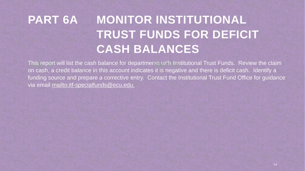 Monthly Departmental review training Penney - slide 14 of 20