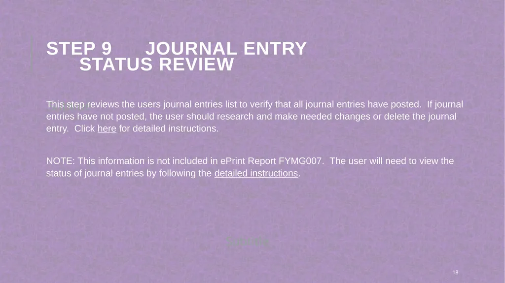 Monthly Departmental review training Penney - slide 18 of 20