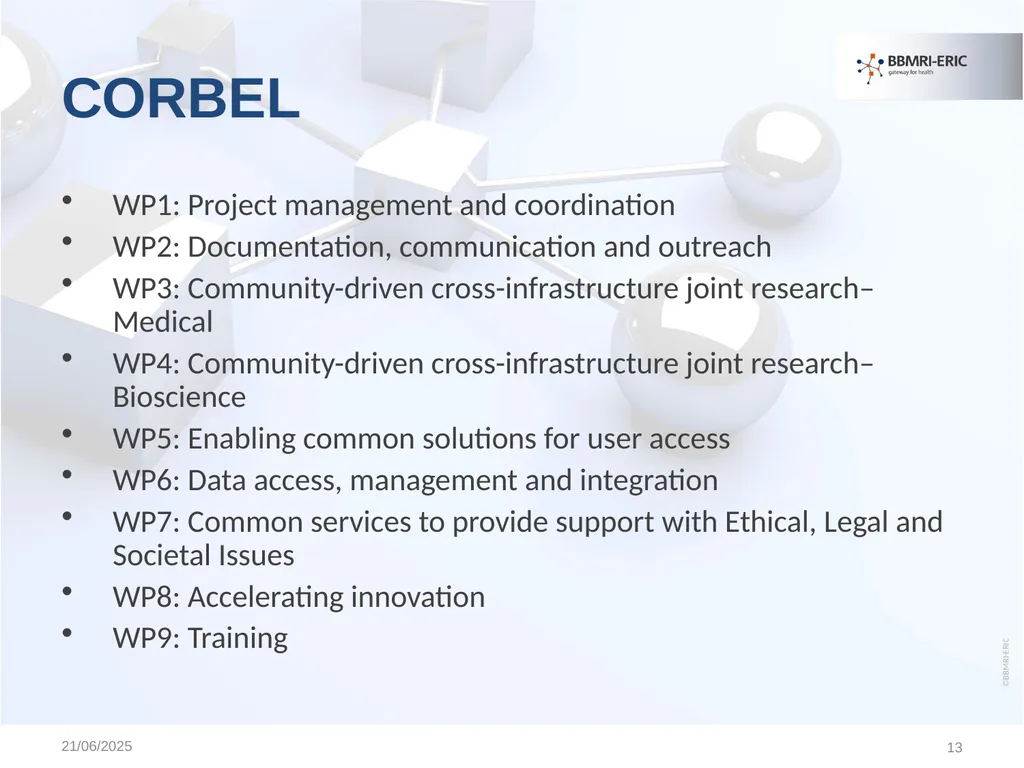 Educational & Training Activities of BBMRI-ERIC - slide 12 of 17
