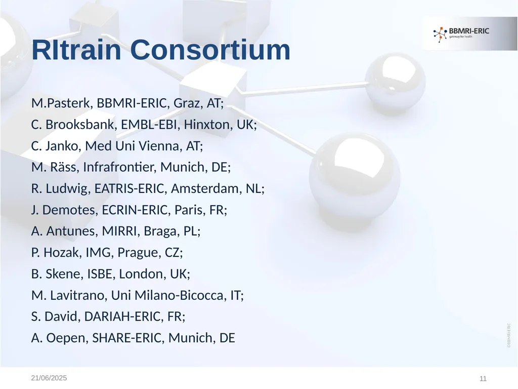 Educational & Training Activities of BBMRI-ERIC - slide 10 of 17