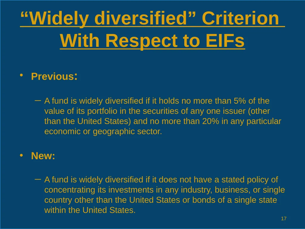 Changes to Confidential Financial Disclosure - slide 17 of 29