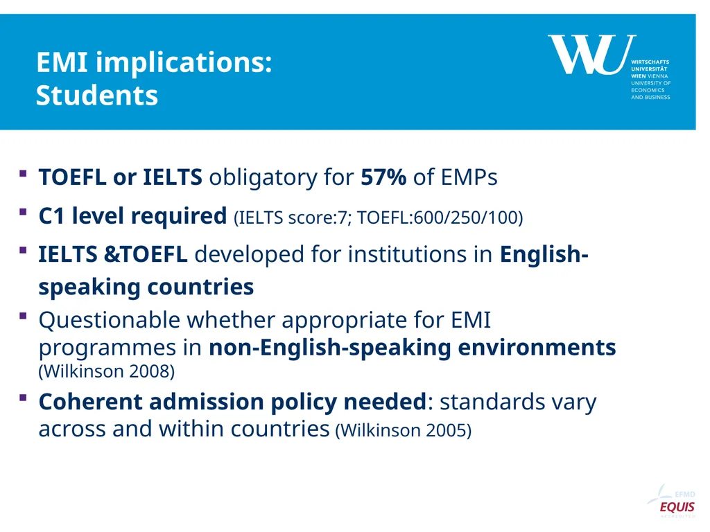 English-medium programmes (EMPs) in business - slide 9 of 14
