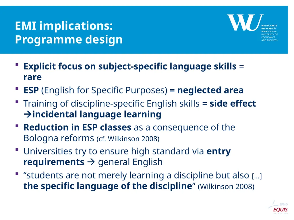 English-medium programmes (EMPs) in business - slide 8 of 14