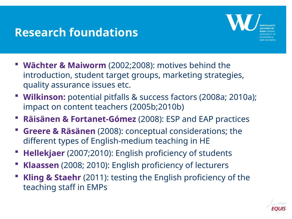 English-medium programmes (EMPs) in business - slide 14 of 14