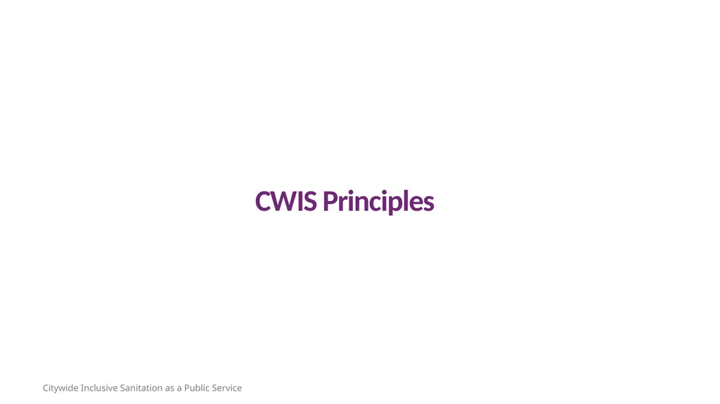 CWIS Orientation 101 Learning objectives Session 1 - slide 11 of 46