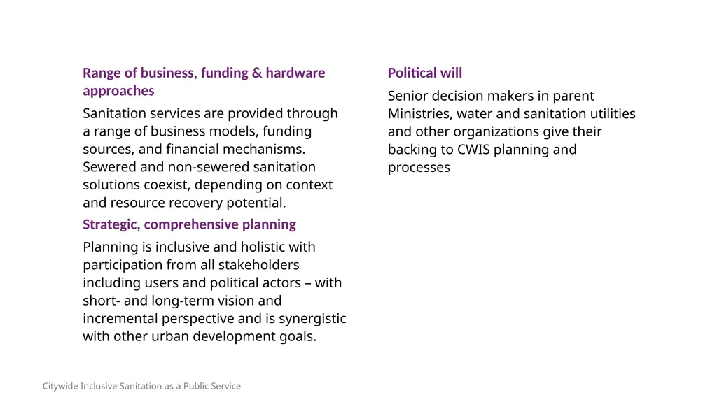 CWIS Orientation 101 Learning objectives Session 1 - slide 13 of 46