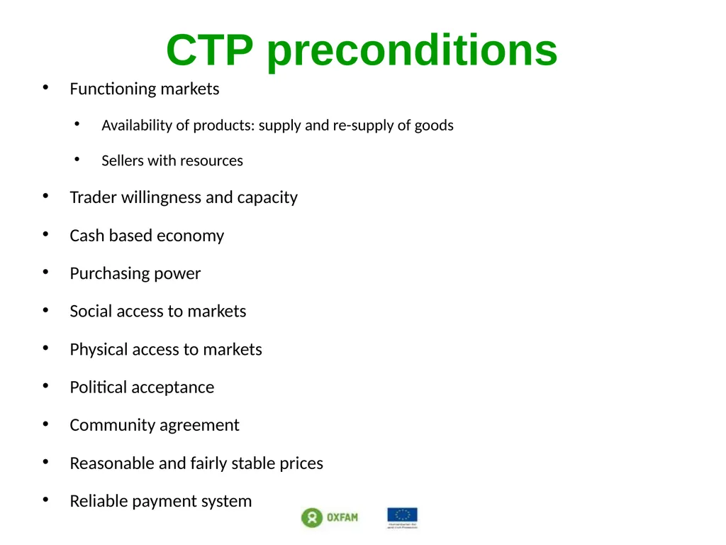 Setting the scene: Different response modalities - slide 20 of 34