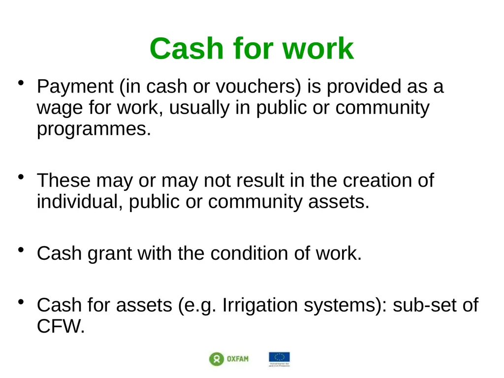 Setting the scene: Different response modalities - slide 9 of 34