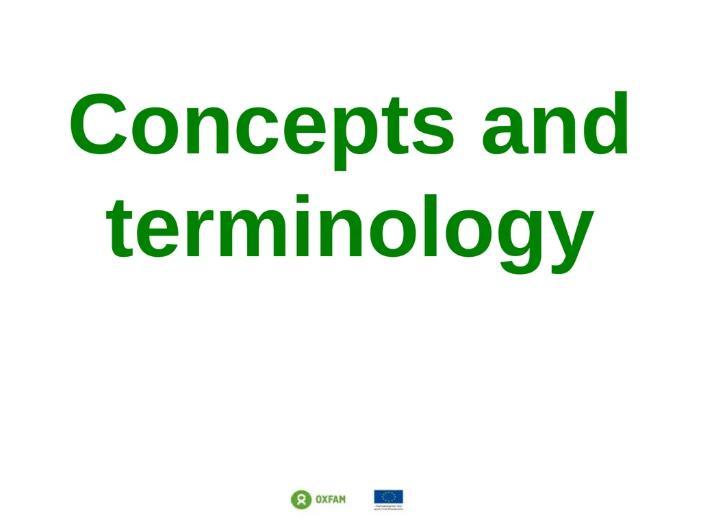 Setting the scene: Different response modalities - slide 3 of 34