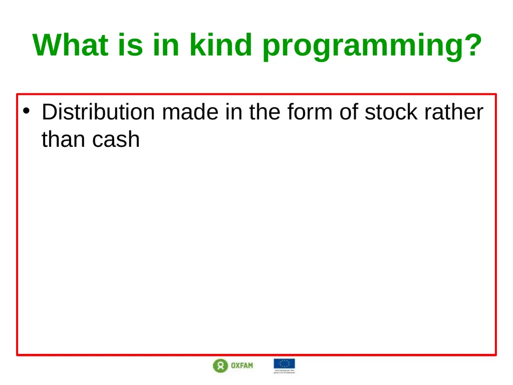 Setting the scene: Different response modalities - slide 12 of 34