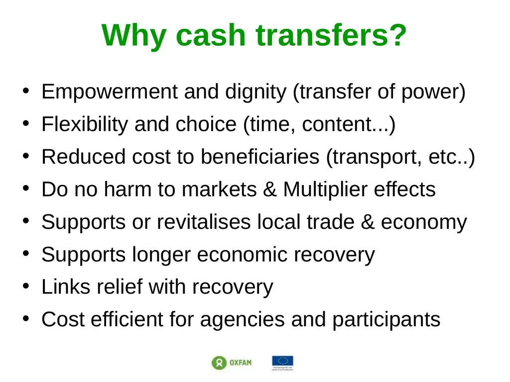 Setting the scene: Different response modalities - slide 18 of 34