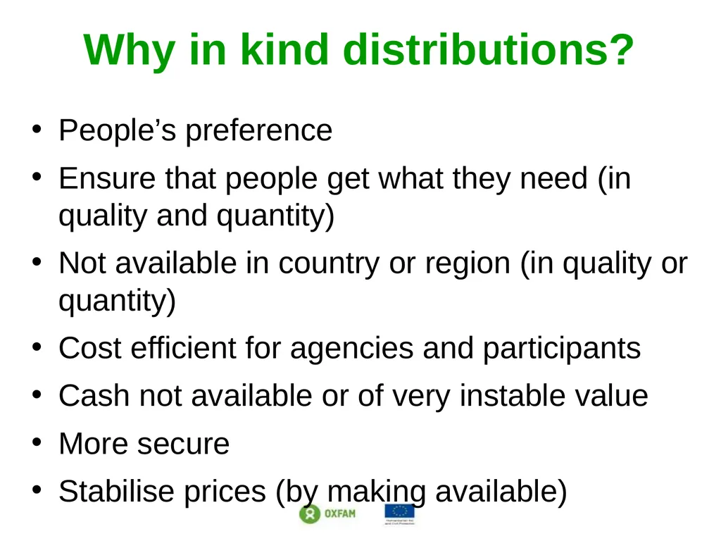 Setting the scene: Different response modalities - slide 19 of 34