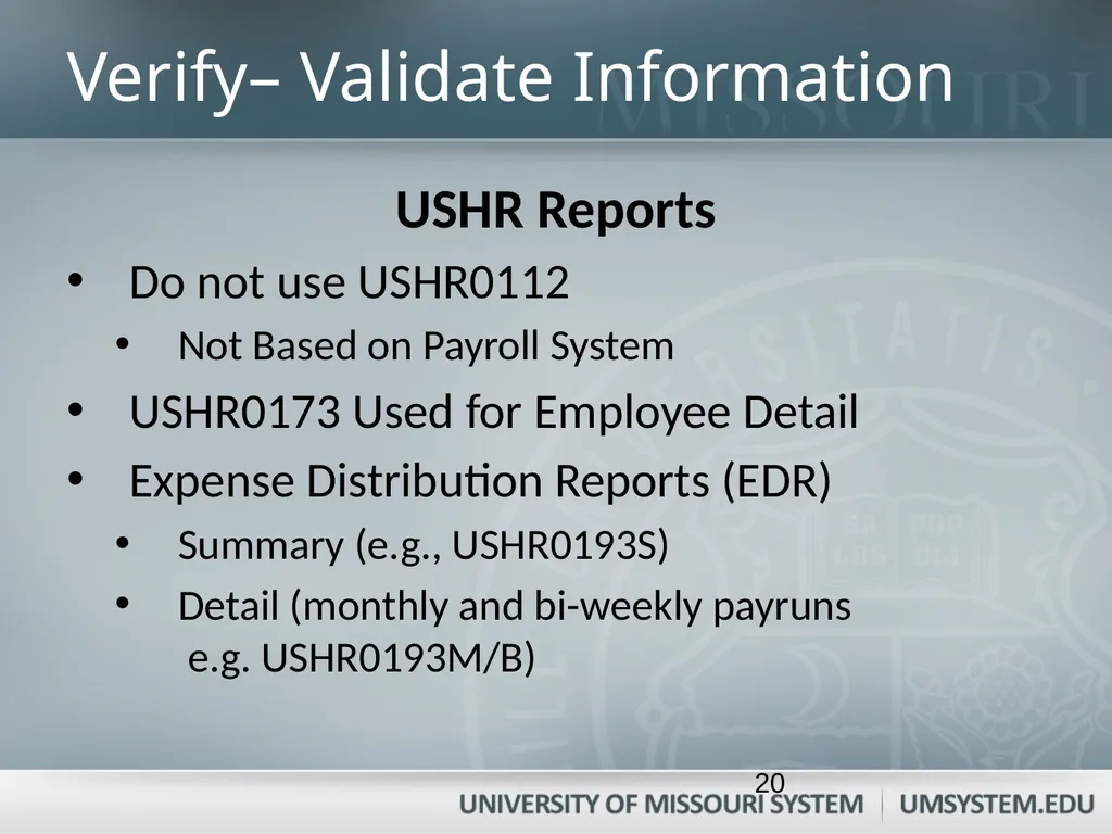 Entering, Approving, and Reconciling Payroll- Time - slide 20 of 40