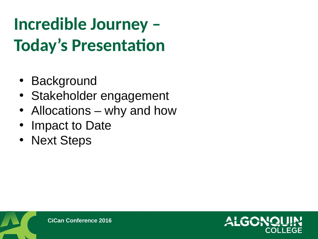 Incredible Journey – Part 2: Algonquin’s - slide 2 of 27