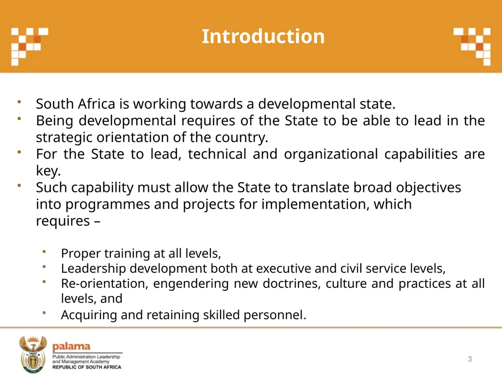 PALAMA Training Programmes and Courses - slide 3 of 21
