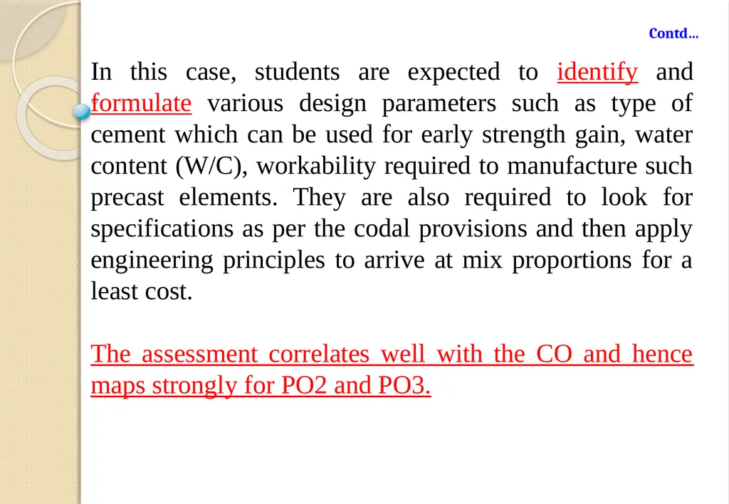 Key Components of OBE and Accreditation - Vision, - slide 45 of 61