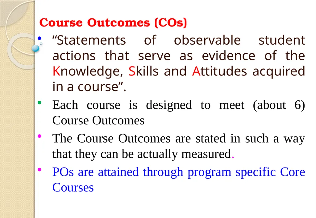 Key Components of OBE and Accreditation - Vision, - slide 28 of 61