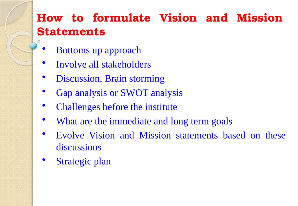 Key Components of OBE and Accreditation - Vision, - slide 9 of 61