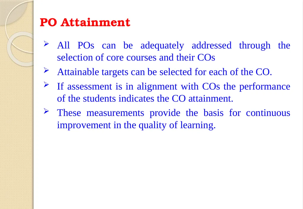 Key Components of OBE and Accreditation - Vision, - slide 59 of 61