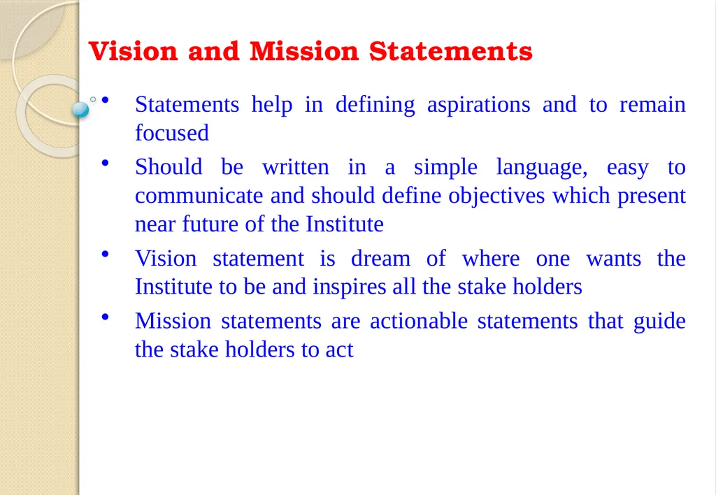 Key Components of OBE and Accreditation - Vision, - slide 8 of 61