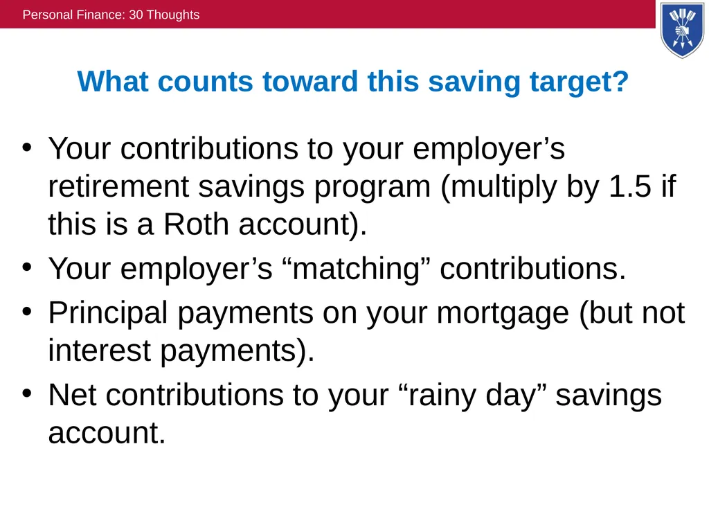 Personal Finance: “30” Thoughts David Laibson - slide 5 of 17