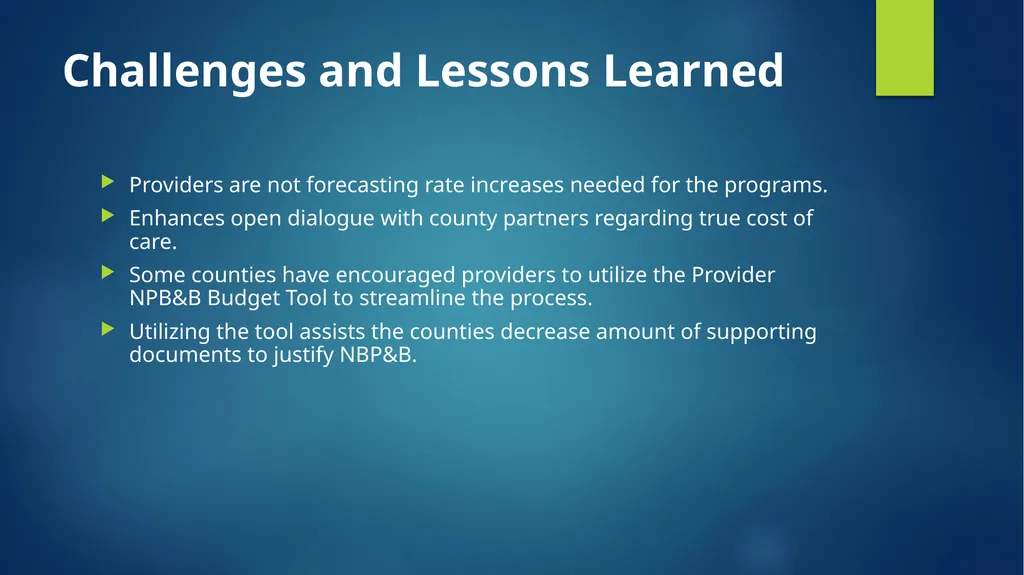 Enhancing County and Provider Contract Discussions - slide 6 of 17