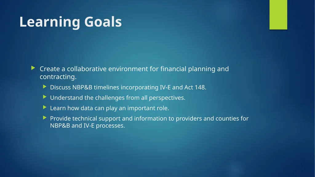 Enhancing County and Provider Contract Discussions - slide 2 of 17