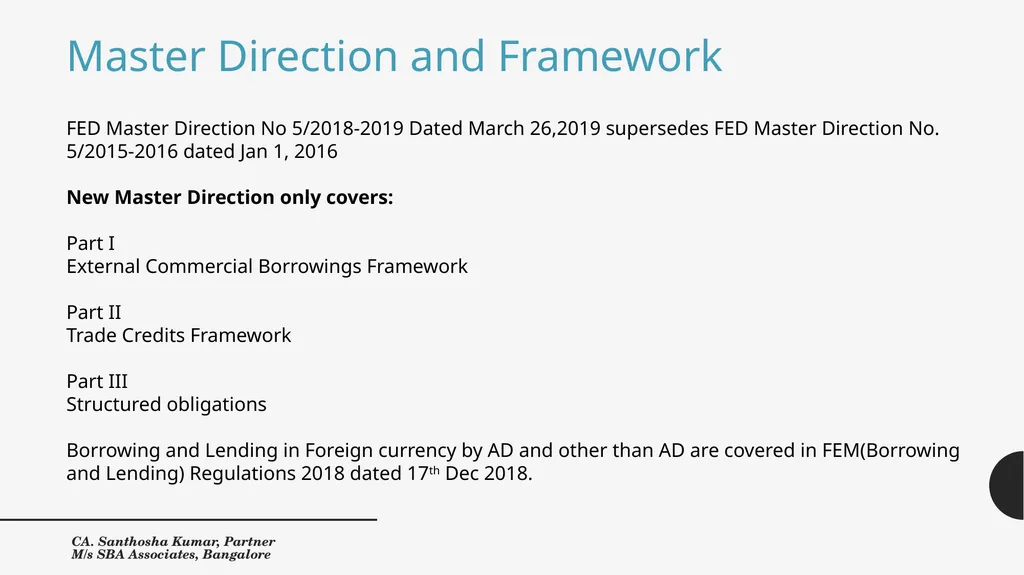 External Commercial Borrowings, Trade Credits and - slide 2 of 33