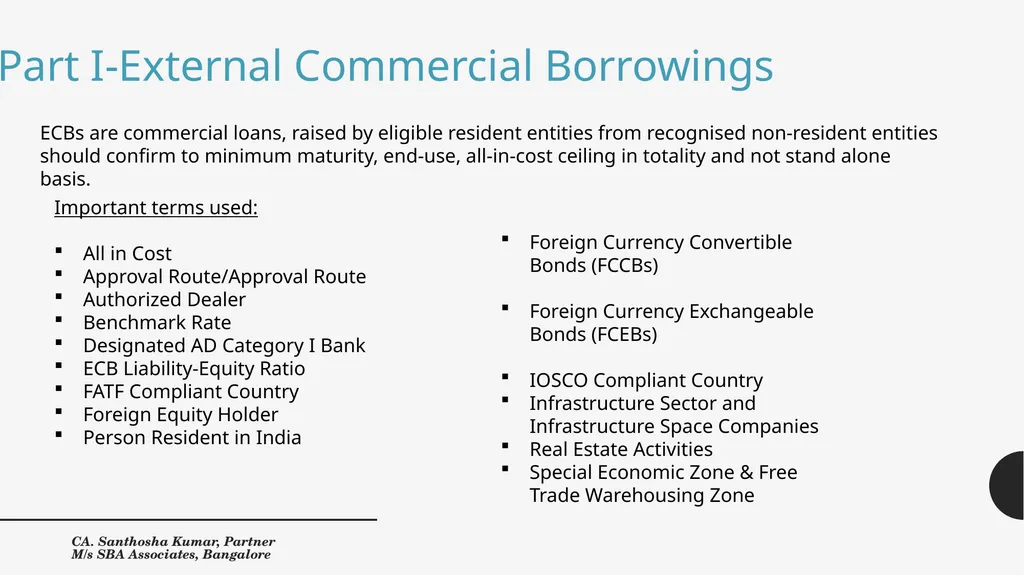 External Commercial Borrowings, Trade Credits and - slide 5 of 33