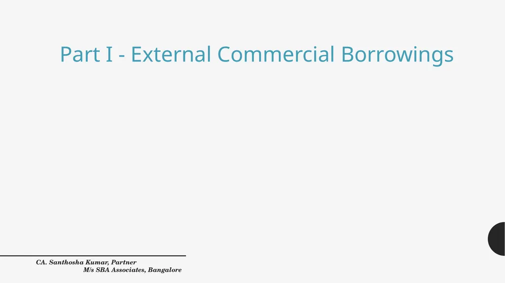 External Commercial Borrowings, Trade Credits and - slide 4 of 33