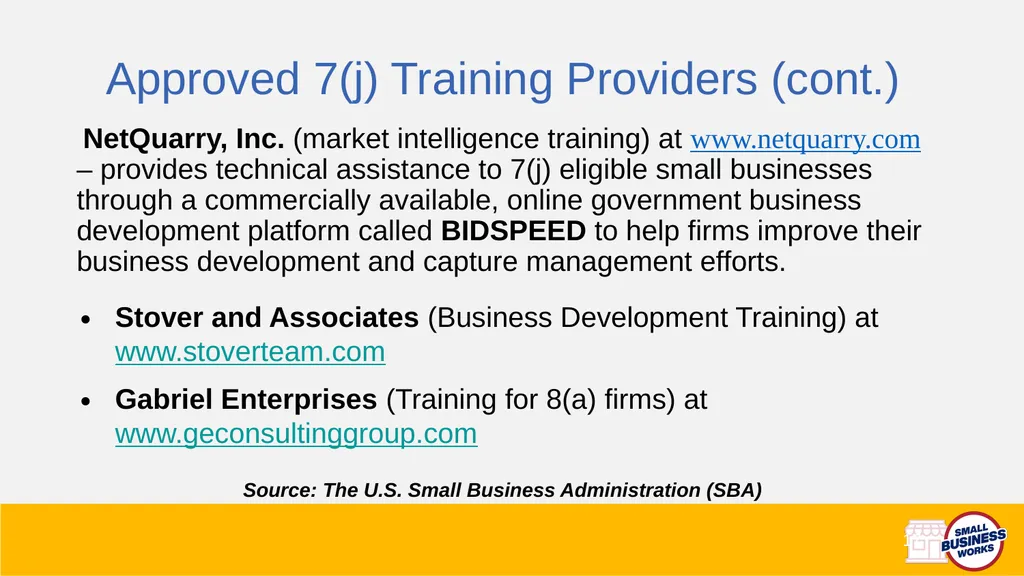 U.S. General Services Administration Small - slide 17 of 21