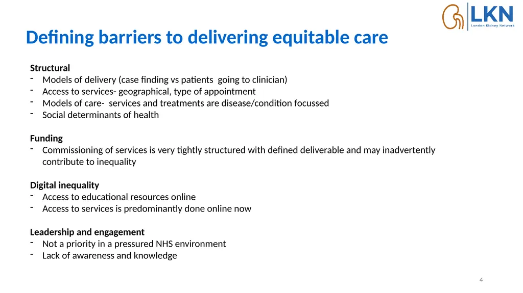 Developing toolkits to embed equity in quality - slide 4 of 15