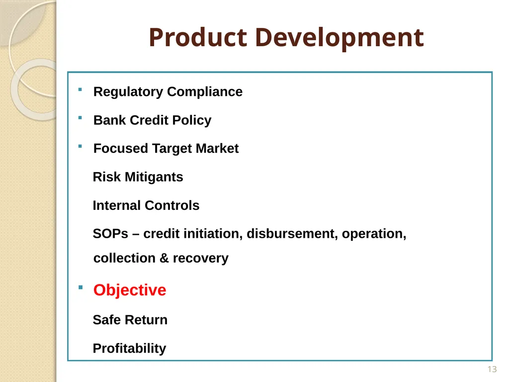 Mortgage Financing Product Restructuring Case - slide 13 of 31