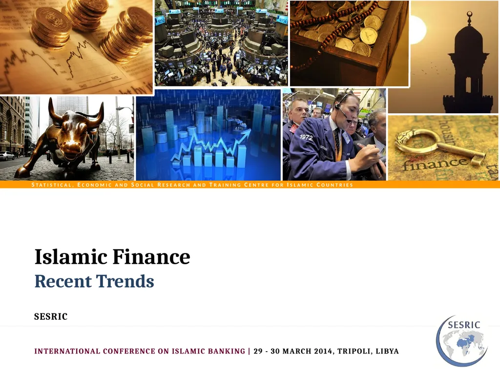 Islamic Finance Recent Trends SESRIC INTERNATIONAL
